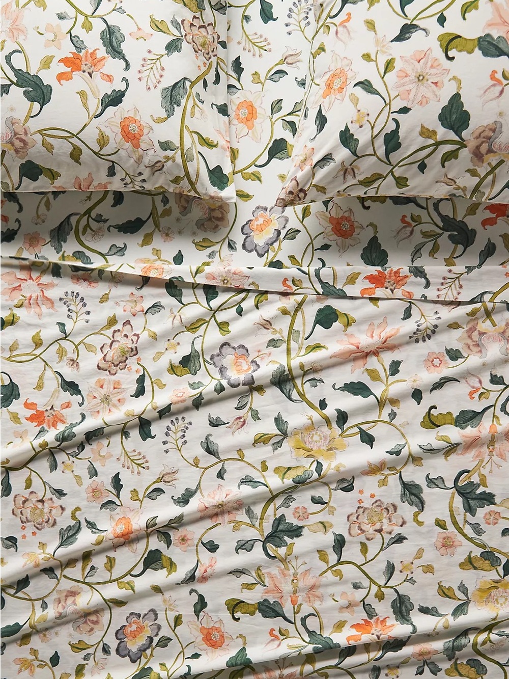 Anthropologie Hattie King Bedding (Sheets & King Shams) Organic Cotton, Pristine
